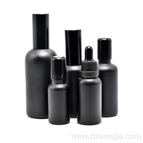 30ml Black fine mist essential oil spray bottle